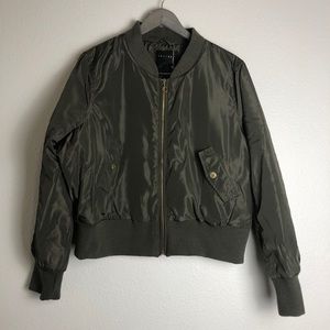 Olive green bomber jacket plus size